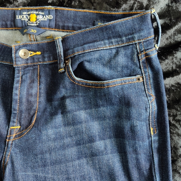 Lucky Brand | sweet n' crop | blue 🔵 jeans size 10 / 30/ - Picture 5 of 16